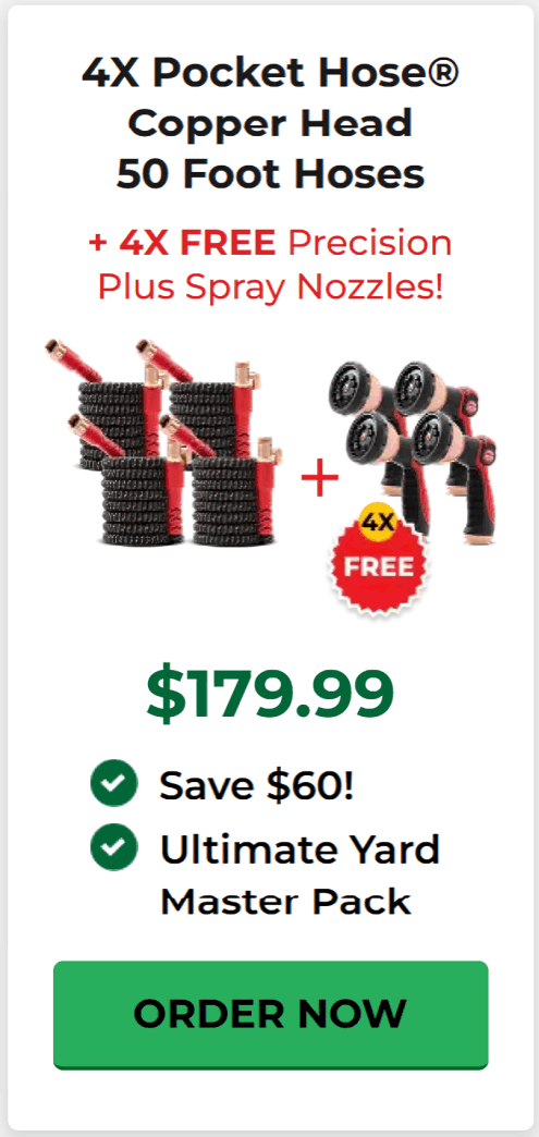 Pocket Hose Copper Head offer price 